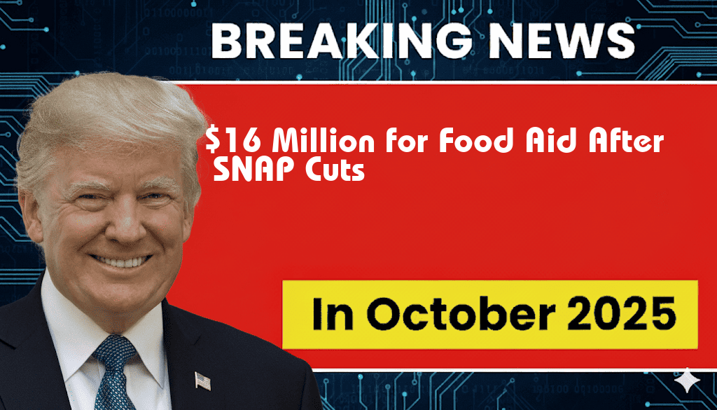 $16 Million Allocated for Food Assistance Following Trump Administration’s SNAP Cuts