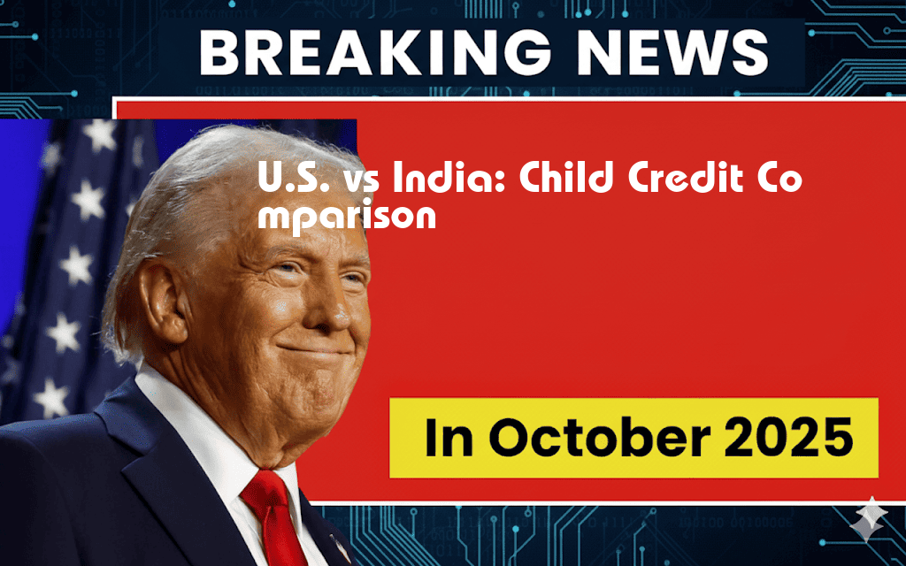Global Comparison: $2,200 Child Credit in the U.S. vs ₹1,65,000 Benefits in India