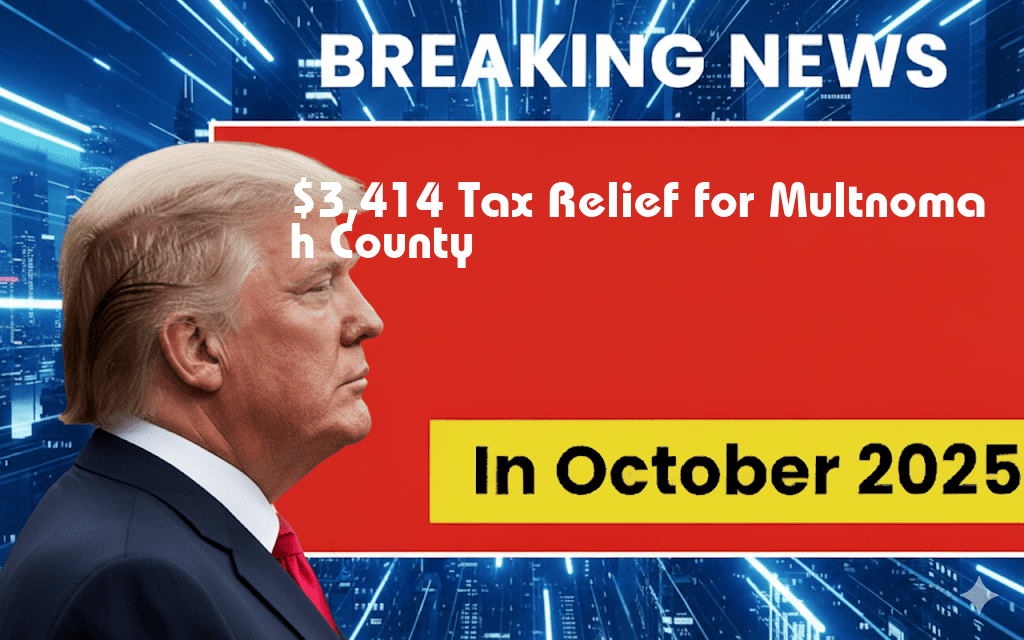 New Legislation Offers $3,414 Tax Relief for Multnomah County Residents