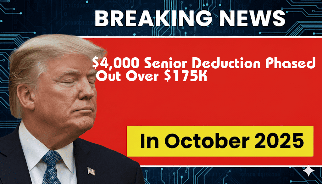 Senior Deduction of $4,000 Gradually Eliminated for Incomes Exceeding $175,000