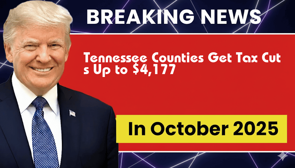 Tennessee Counties to Receive Tax Cuts Ranging from $4,143 to $4,177 Under New Legislation