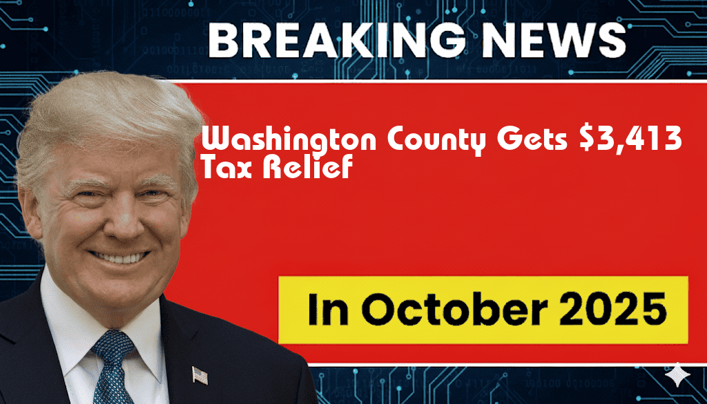 Washington County to Receive $3,413 in Tax Relief from Trump Administration’s New Bill
